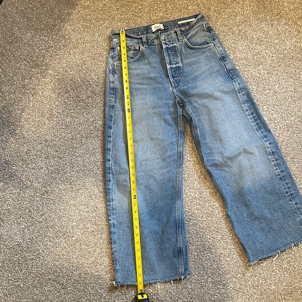 Citizens Of Humanity Cropped Aya Wide-Leg Jeans - Picture 7 of 8